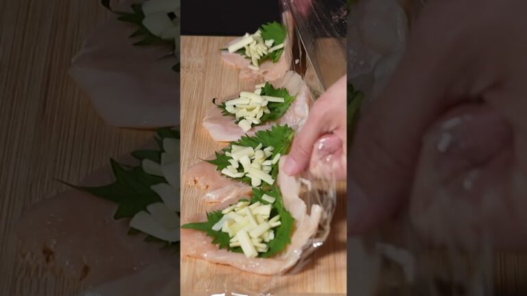 鶏むね肉のしそチーズはさみ焼き【ミツカン公式】