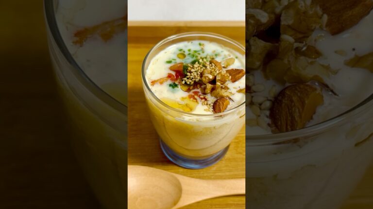 レンチン3分のヘルシーぷるぷる豆乳スープが楽しすぎる #簡単レシピ #料理 #ズボラ飯 #時短レシピ #自炊 #ヘルシー #ダイエット #豆乳 #スープ #腸活 #おうちごはん #おつかれ飯