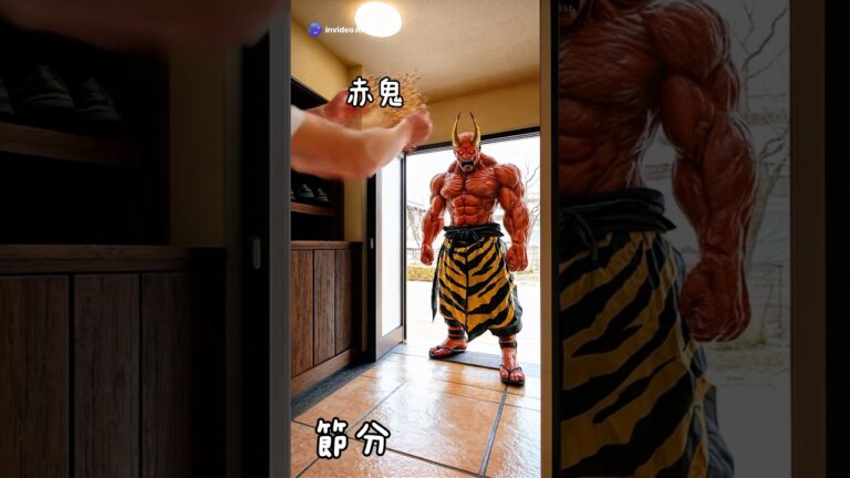 有名妖怪の節分やっぱり鬼最高です！アップデータされすぎたAI動画セミナーを2月8日土曜日17時から2時間開催致します！LINE追加で半額で購入できます！#妖怪 #ai #aiart #yokai