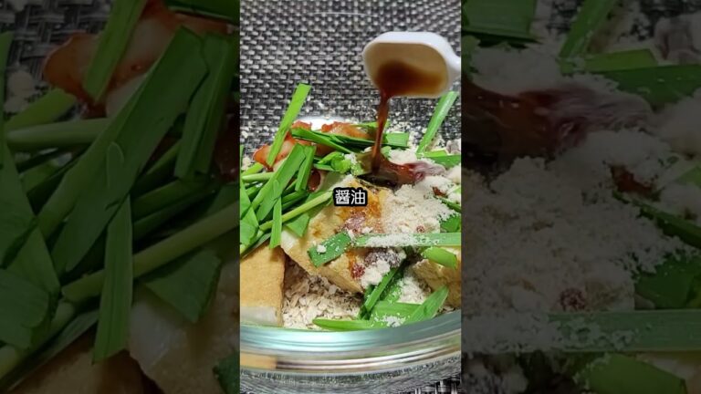 【レンジで簡単】【オートミール】キムチスープ　#shorts