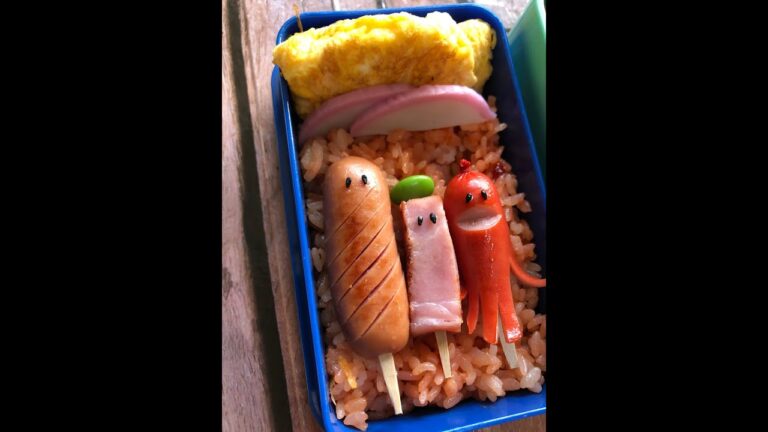 JKお弁当 高校生 娘 串刺し弁当 #shorts お弁当詰めます！ ウィンナー 厚切りベーコン タコさんウィンナー ブロッコリー プチトマト必須 彩り弁当 春巻き ワッフル 唐揚げ チキンライス