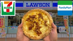 Trying Hot Snacks at Big 3 Japanese Convenience Store 🏪🍕