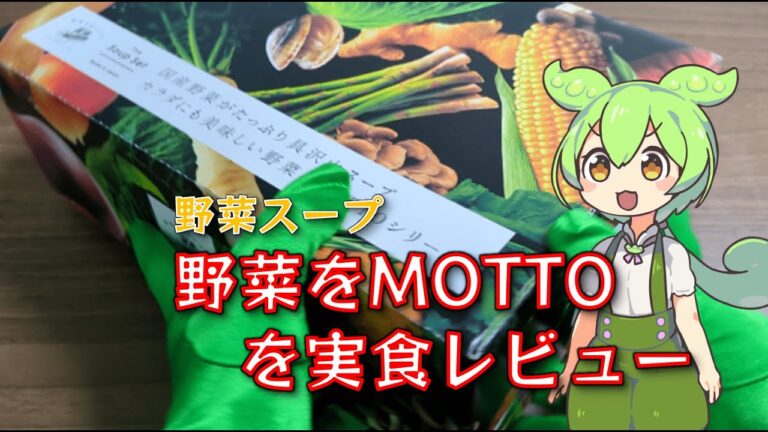 野菜スープ「野菜をMOTTO」を実食レビュー！