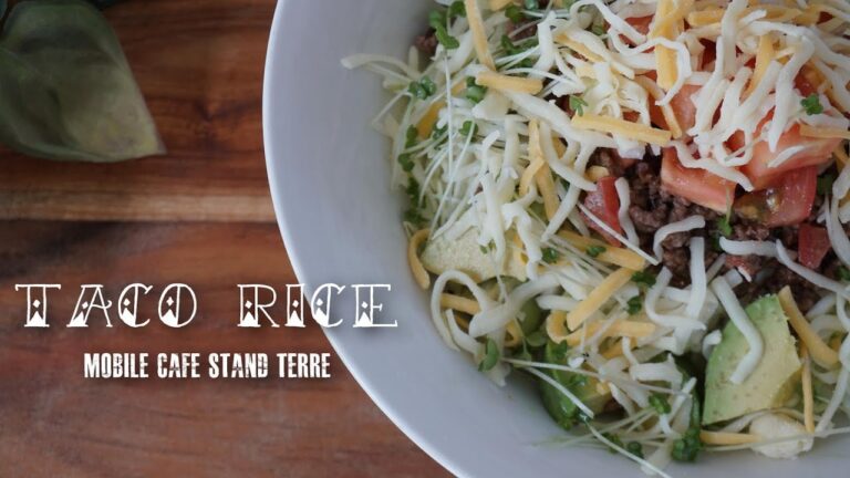 メキシコ風な沖縄料理♪ タコライスの作り方 How to make Taco rice. #127 【タコス】【キッチンカー】