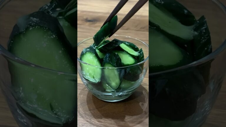 きゅうりわさび漬け　#レシピ #レシピ動画 #簡単レシピ #時短レシピ #節約 #節約レシピ #料理 #初心者 #簡単 #時短 #美味しい #家族  #ごはん #おつまみ #きゅうり 詳細は関連動画へ