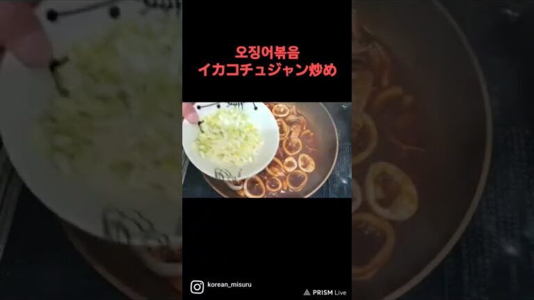 @오징어볶음@いかコチュジャン炒め