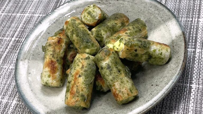 竹輪にチーズを詰めて磯部揚げに♪チーズちくわの磯辺焼き★