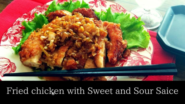 【油淋鶏（ユーリンチー）】ザックザク衣で激うま！安くて簡単｜お店より美味しい｜Super delicious with the crunchy clothes! Cheap and easy