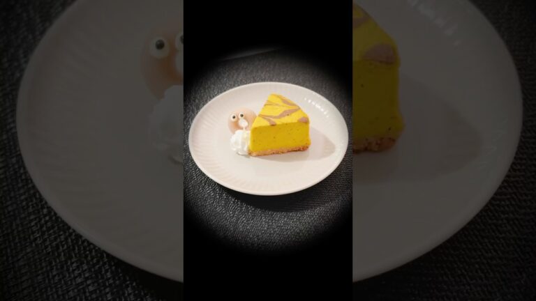 【かぼちゃチーズケーキ】 #トースターで作る #かぼちゃ #チーズケーキ #お菓子作り #shorts