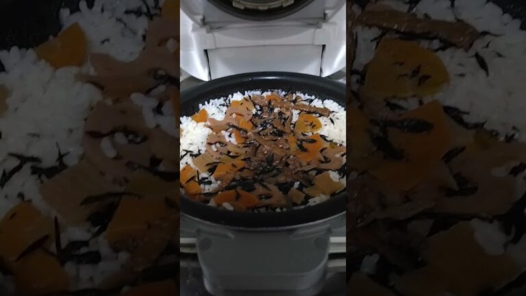 #⃣2023年10月26日木曜日#⃣今年初#⃣初拝見#⃣初動画#⃣五目ひじき#⃣まぜご飯の素#⃣2合用#⃣ミヤジマ#⃣森薬局店#⃣花畑店#⃣初購入店#⃣晩御飯#⃣３合炊いた#⃣