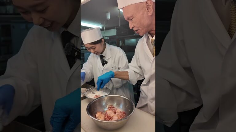 コワモテ料理長が作る「俺の唐揚げ」