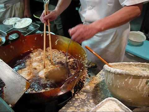 高円寺「天すけ」玉子天ぷら