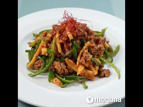 お子さんでも食べやすい甘めの青椒肉絲 ケチャップ青椒肉絲 ｜ moguna[モグナ]