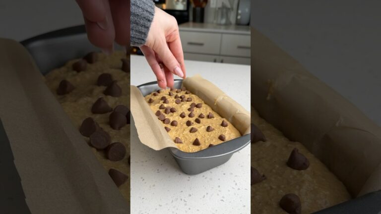 チョコレートチップパンプキンブレッド（でもより健康的/低カロリー！）