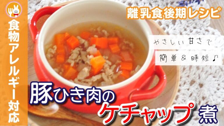 離乳食 後期レシピ！豚挽肉のケチャップ煮