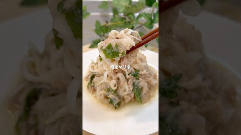 新玉ねぎの和風マリネ