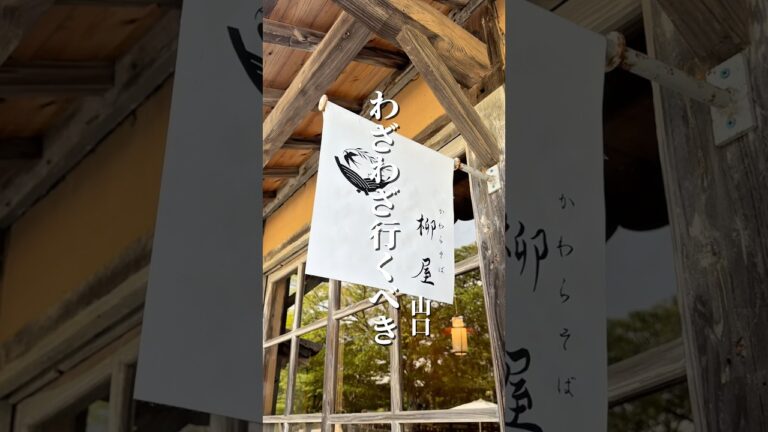 【山口】わざわざ行くべき、瓦そば名店！