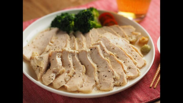 鶏むね肉1キロ！フライパンで作り置きサラダチキン