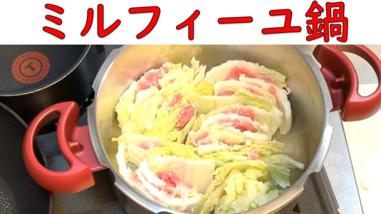 圧力鍋でかんたん白菜と豚肉の重ね蒸し鍋　ティファール　T-fal