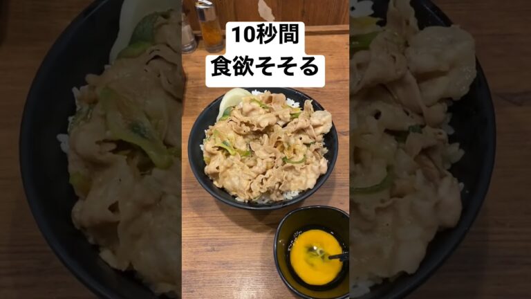 10秒間食欲そそる動画 〜伝説のすた丼編〜