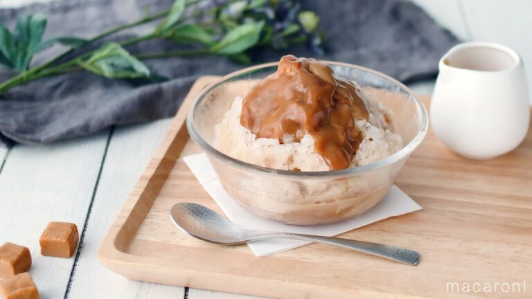 【もみもみミルクティーかき氷】かき氷器なしで簡単！夏におすすめのひんやりスイーツ♪