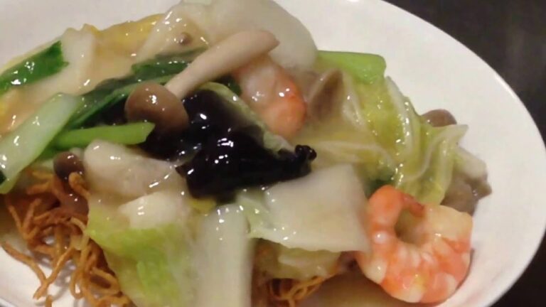 京都 宇治 観光 中国料理 游鈴（りゅうりん） 海鮮あんかけ焼きそば さっぱり塩味