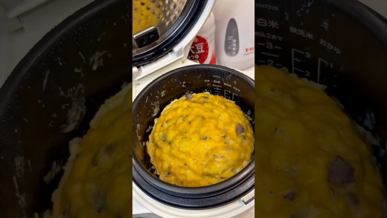 炊飯器に入れるだけ / 焼き芋ケーキ ↓↓↓ レシピの詳細はコメントから #レシピ #簡単レシピ #炊飯器レシピ