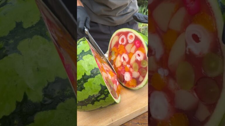 トロピカルスイカゼリーがネオすぎた！ #Shorts