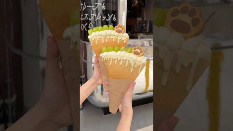 Japanese Crispy Crepe🍇