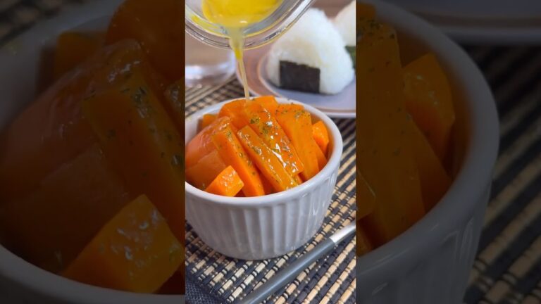 【あと一品って時に🥕】我が家の人参グラッセ