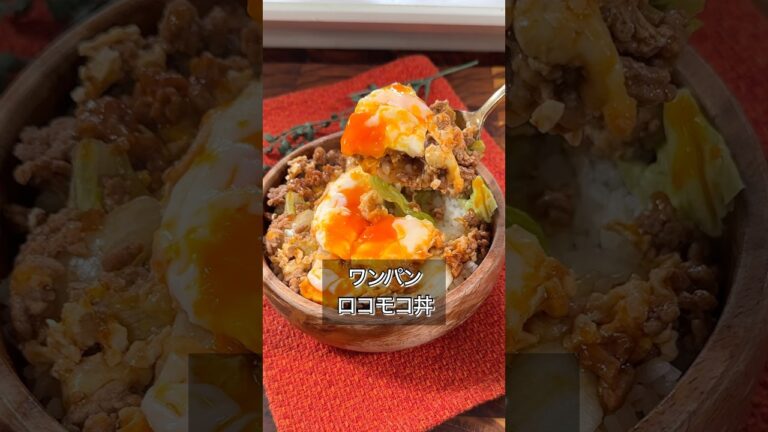 うちの三姉妹で取り合いになった絶品ロコモコ丼