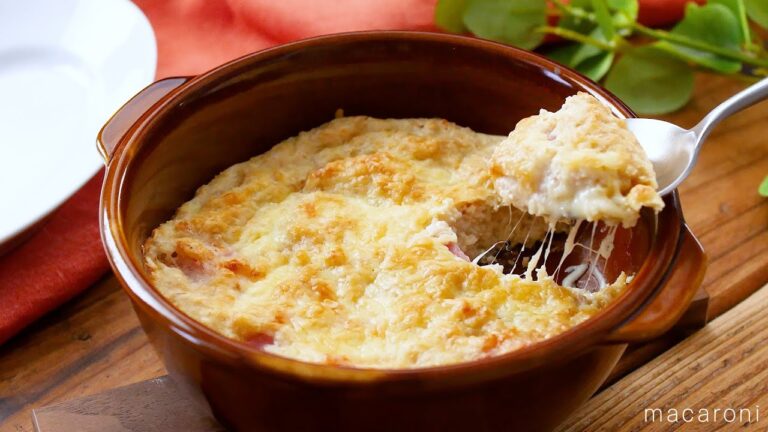 【オートミール豆腐グラタン】オートミールと豆腐で！混ぜて焼くだけ♪ヘルシーグラタン｜macaroni（マカロニ）