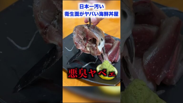 【ブチギレ】日本一汚い店主がブチギレると噂の海鮮丼屋がヤバすぎるんだけどwww　#shorts #イケメン #飯テロ