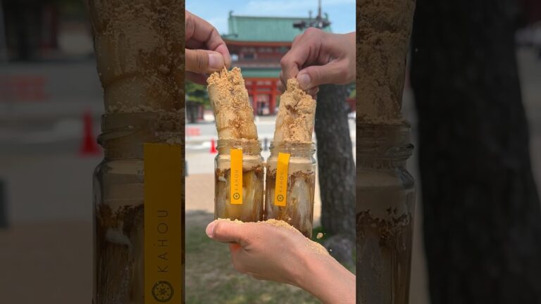 瓶にきなことタレがパンパンに詰まったみたらし団子が最高！