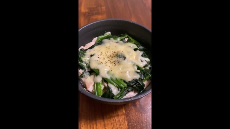 本気で痩せたきゃこれ食っとけ【オートミールのほうれん草チキンリゾット】#Shorts