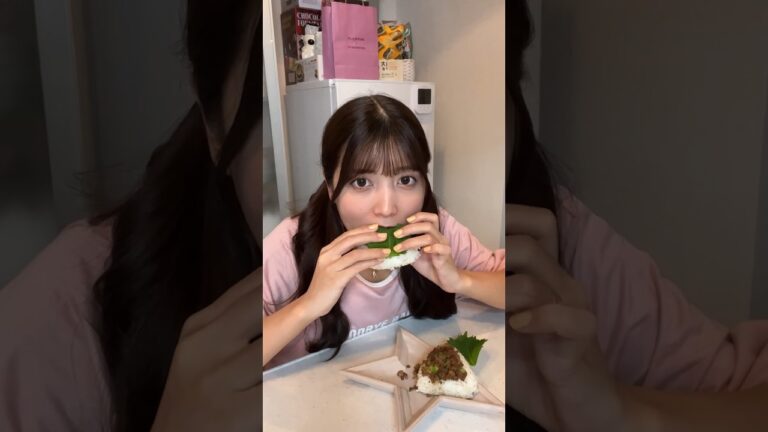 彼の胃袋を掴む♡大葉肉味噌おにぎりが激ウマすぎる😂🍙🔥〜Miso Meat Rice ball〜