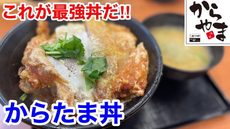 からやまの絶品「からたま丼」は、これだ‼️