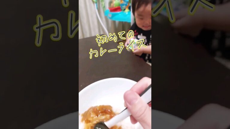 《生後11ヶ月》カレーライスは大人の味#日常#生後11ヶ月#成長#子供#0歳#shortvideo#癒し#癒し#あかちゃんのいる生活#ショート#育児#short#shorts#赤ちゃん#親子#成長記録