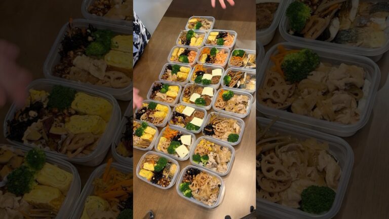 老人のための、手作り冷凍弁当20食分。骨折したばぁばのために、心こめて作った弁当