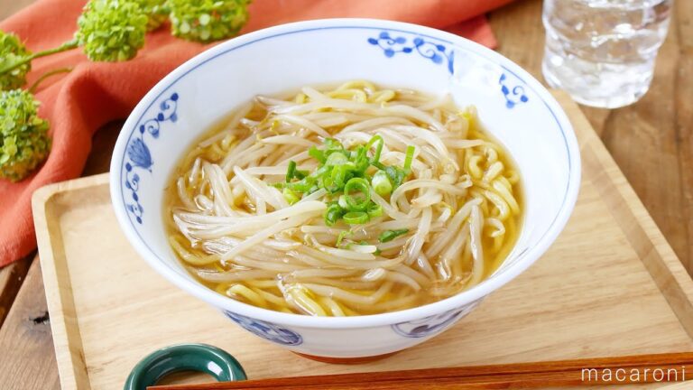【あんかけもやしラーメン】とろーりあんが絡む！もやしだけなのに絶品♪節約にも｜macaroni（マカロニ）