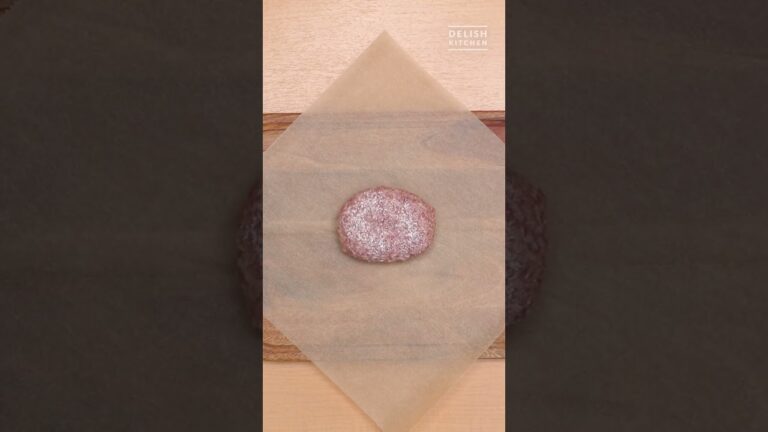 レンジで作れる！きのこソースハンバーグ#包み蒸し#レンジ#クックパー#ブラウンクッキングシート