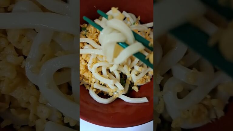 冷やしたぬきうどん!!#shorts