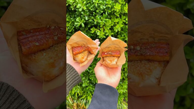 【国産うなぎを使った焼きおにぎり!?】@浅草 浅草食べ歩きにぴったりな手持ち鰻にぎり #東京グルメ