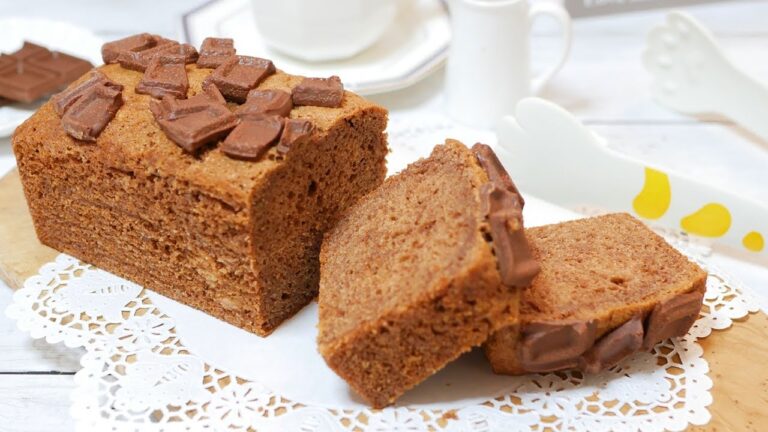 チョコレートたっぷりパウンドケーキの作り方 How to make a chocolate pound cake