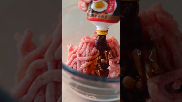 レンジで豆乳坦々そうめんの作り方