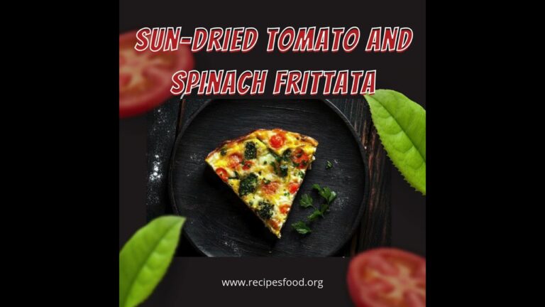 Sun-Dried Tomato and Spinach Frittata