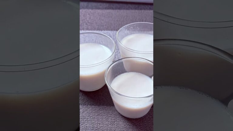 「ミルクプリン」を作ってみた #お菓子料理 #牛乳 #プリン #ゼラチン