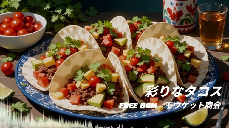 【フリーbgm】彩りなタコス#freemusic #freebgm
