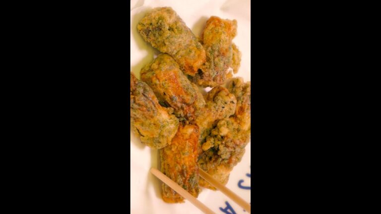 ちくわの天ぷら☆磯辺揚げ #Shorts