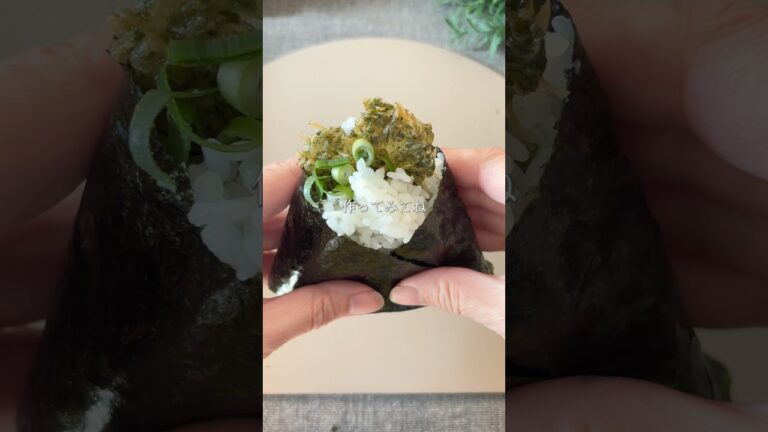 しらす×青海苔 焼き天ぷら #おにぎりレシピ #簡単レシピ #しらす #天ぷら